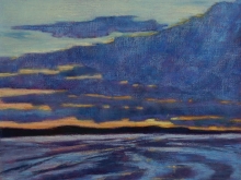 Mid Winter - 11 x 14 Oil Pastel Painting