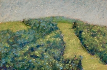 Way Up Top-Oil Pastel Painting