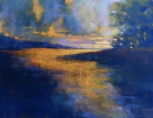 Dream in Orange-Soft Pastel Painting
