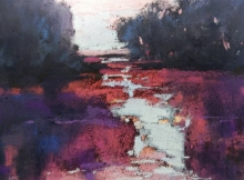 Fuchsia Rhapsody-Soft Pastel Painting