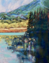 Kananaskis Reflections -Soft Pastel Painting