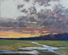 Spring Sky - Soft Pastel Painting