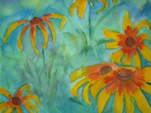 Black-eyed Susans - Watercolour Painting