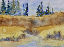 Golden-Fall-Watercolour Painting